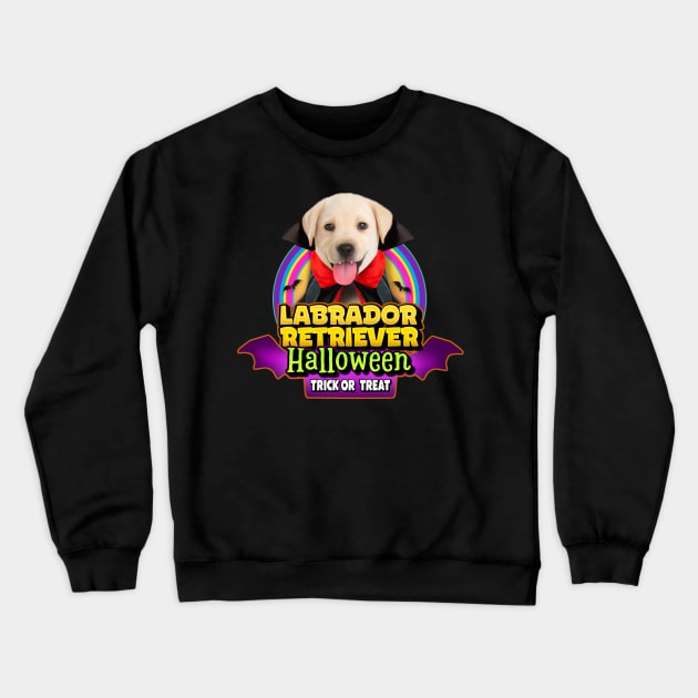 Labrador Halloween Costume Crewneck Sweatshirt by Puppy & cute